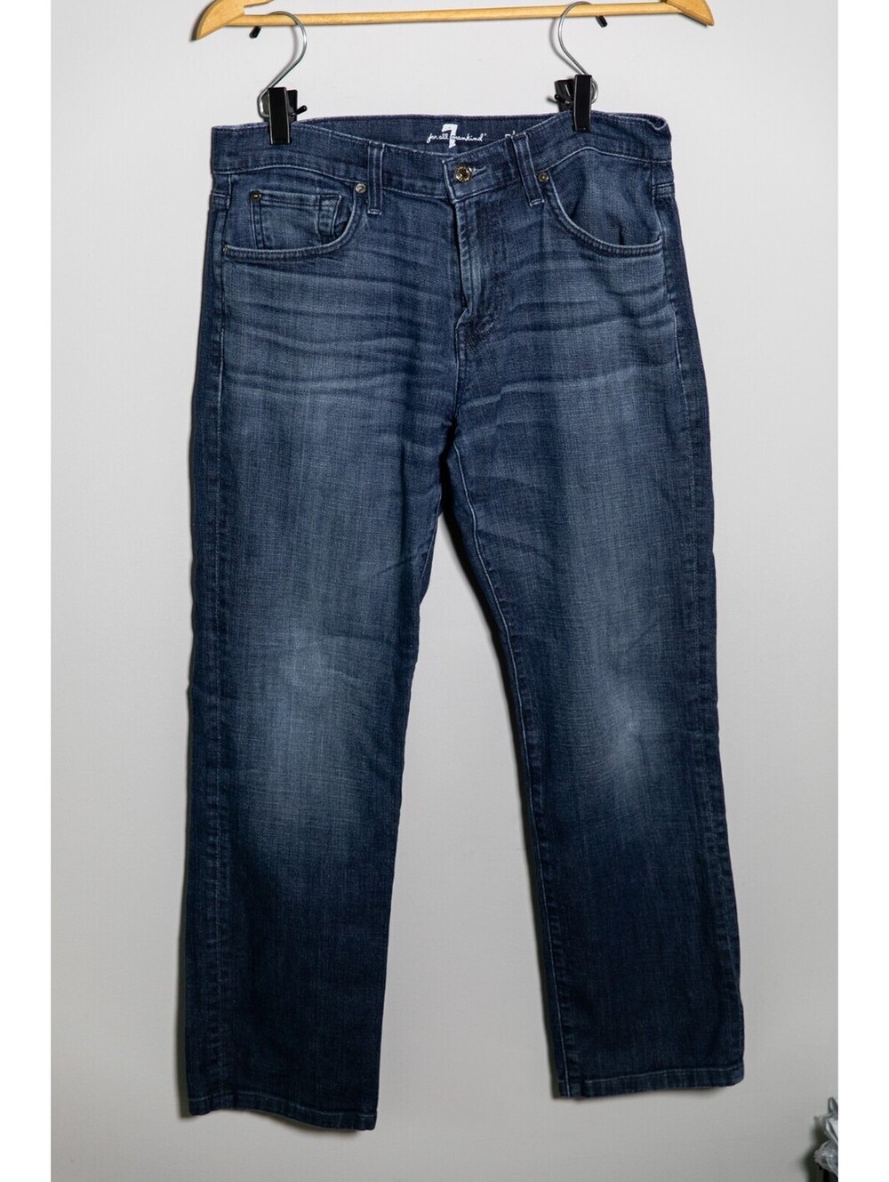 7 For All Mankind Denim Bootcut Jeans Mens Size 33 x 30